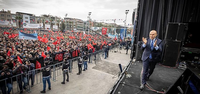 Başkan Soyer: “Ekonomik krizin tam ortasında İzmir tarihinin en büyük yatırımını başlatıyoruz”
