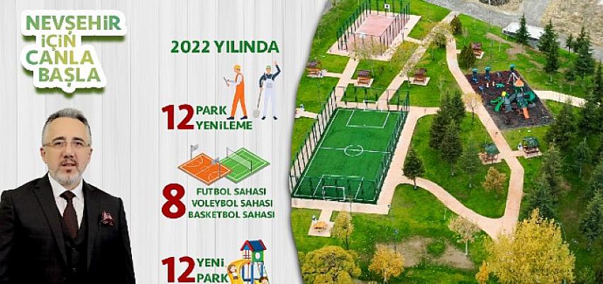 Nevşehir 12 Yeni Park Daha Kazanıyor